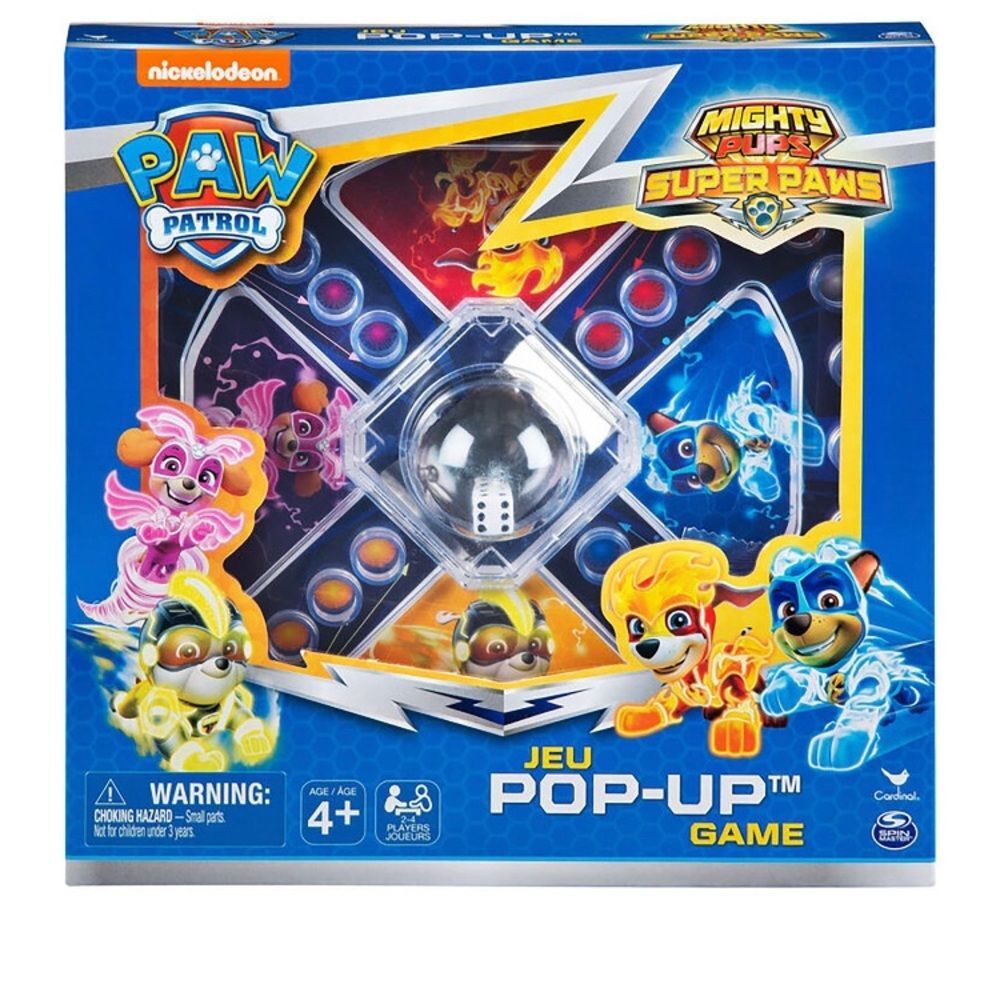 New Paw Patrol Mighty Super Paws Pop-Up Game kids